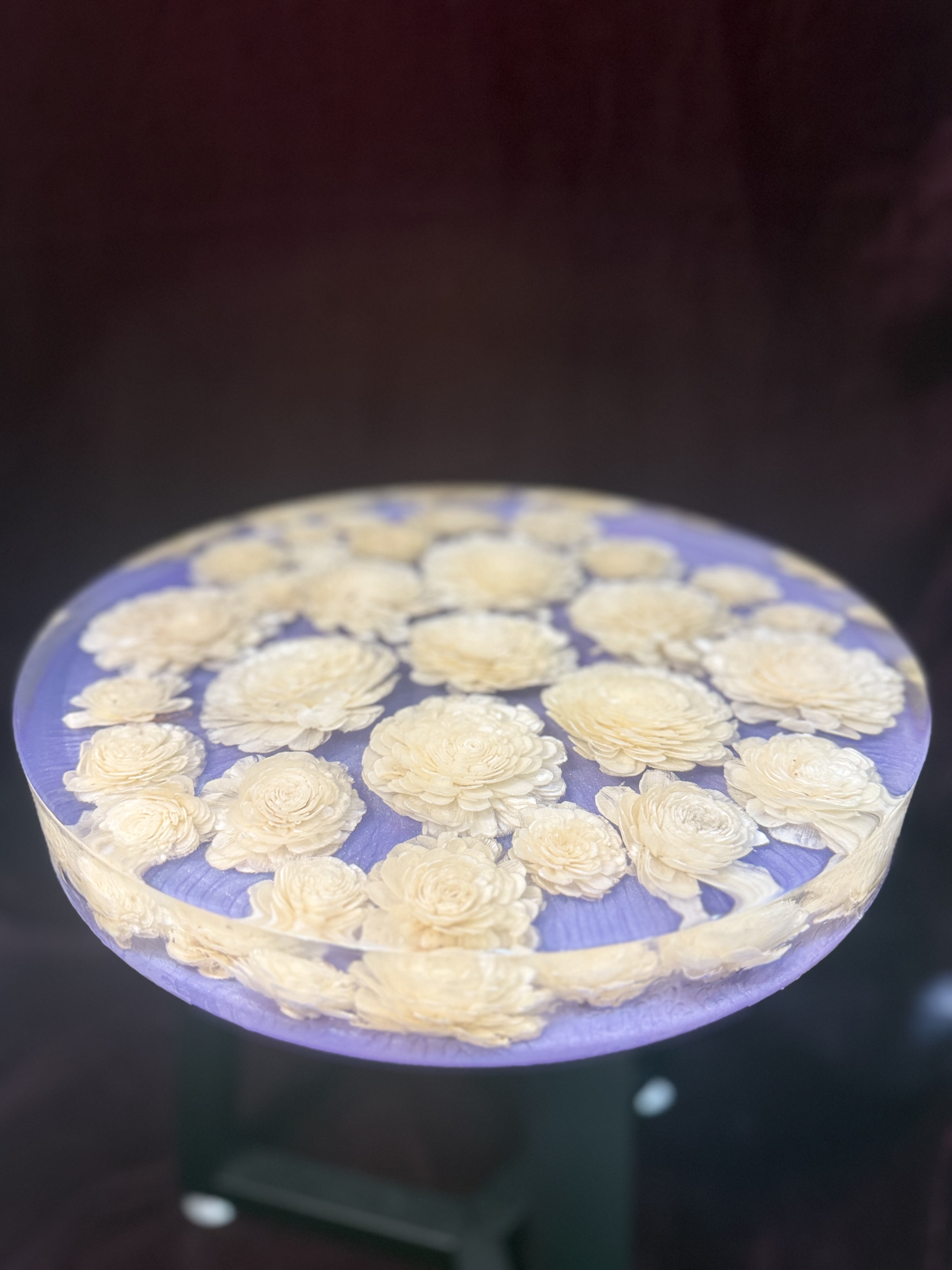 Moonlit Bloom Conversation Table